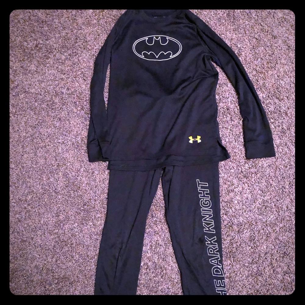 Batman Under Armour track suit sport set